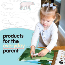 Load image into Gallery viewer, Cupkin Animal Sticker Book Activity for Kids, Toddler Airplane Travel Essentials, 500+ Habitat Stickers for Kids + 12 Scenes + 12 Coloring Book Pages, Animal Lover Gift, Childrens Crafts for Ages 2-8